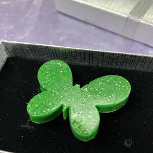 Handmade resin butterfly brooch
